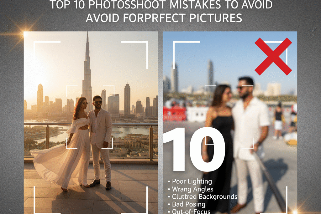 Amazing Dubai Photoshoots: Top 10 Photoshoot Mistakes to Avoid for Perfect Pictures