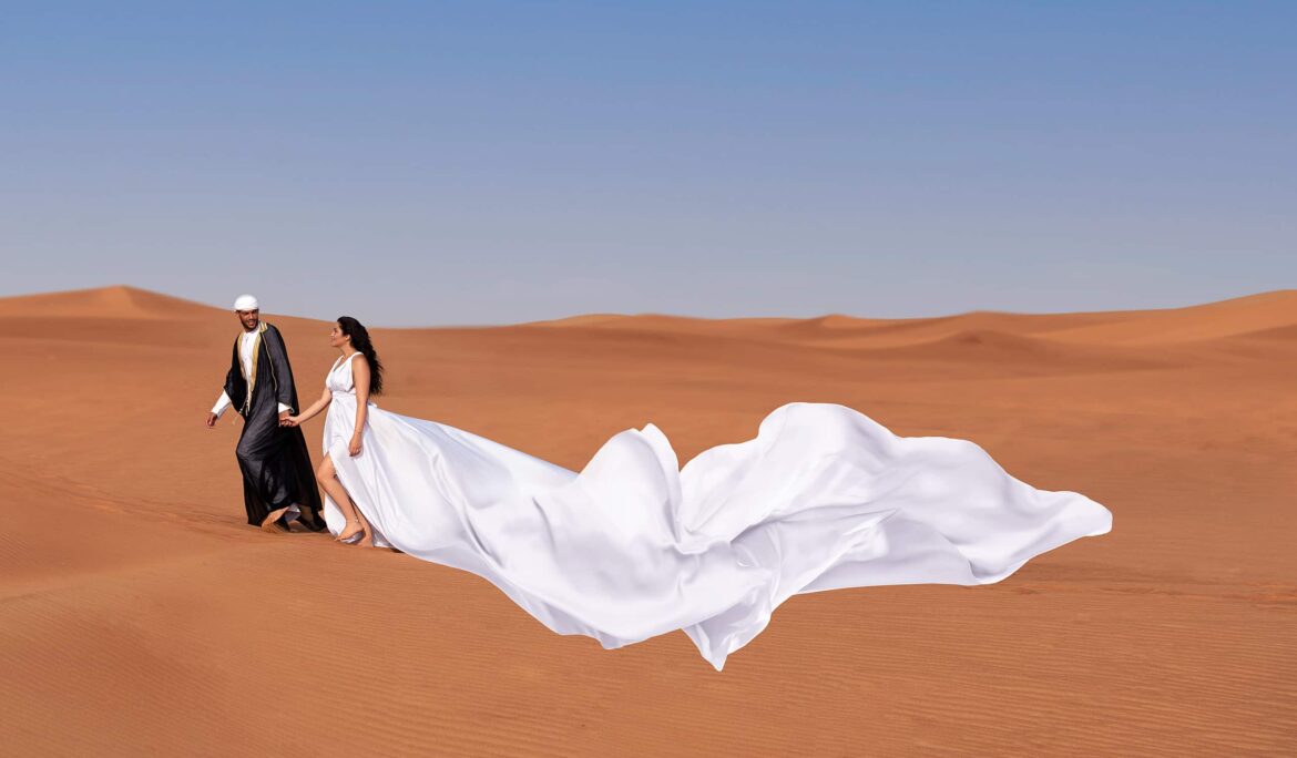 Dubai Flying Dress Photoshoot Packages | Affordable Luxury - Zypix