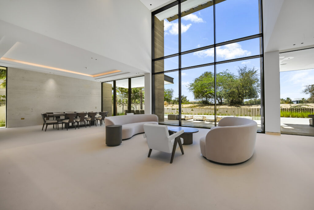 Luxury holiday home living room in Dubai professionally photographed for better vacation rental bookings
