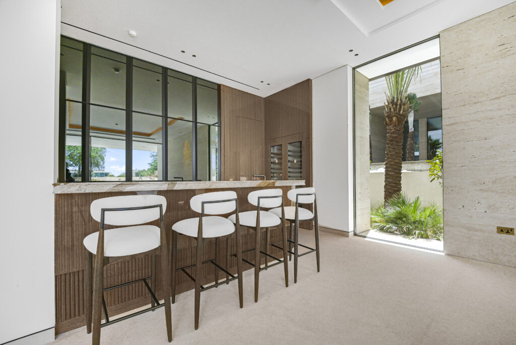 Luxury villa living room interior photography by Zypix, best interior photographer in Dubai for villas
