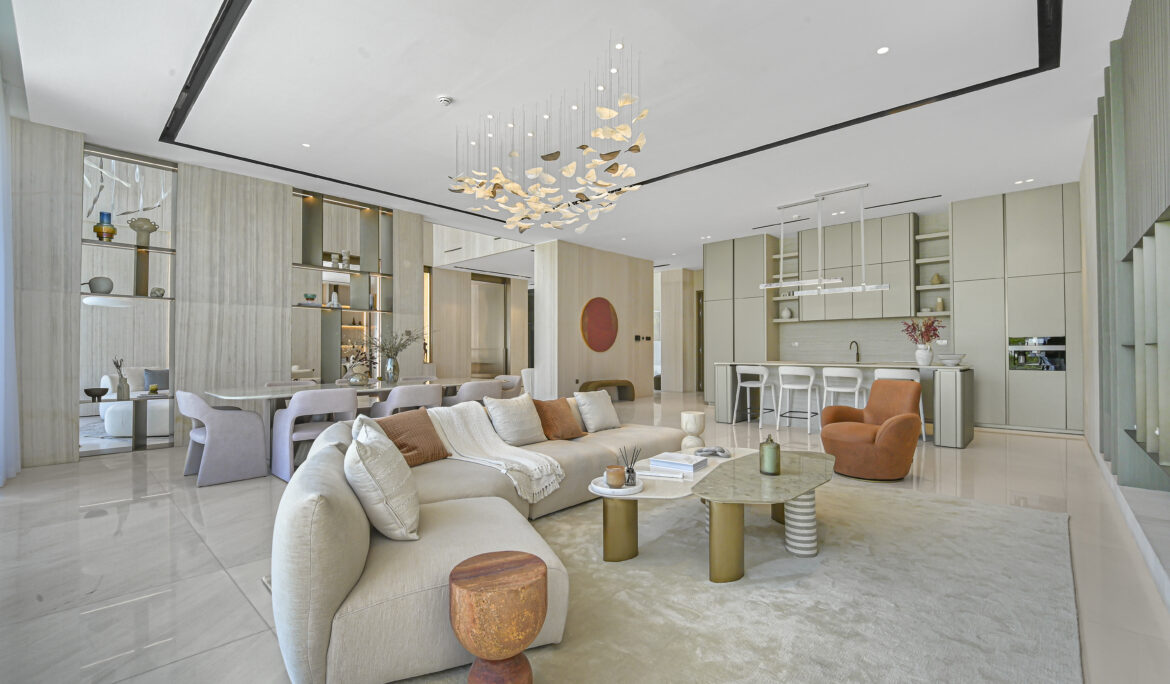 Luxury apartment interior photography by Zypix Photography, best real estate photographer in Dubai